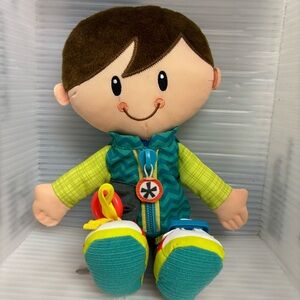 Playskool Dressy Kids Boy Activity Plush Doll Toy for Kids & Preschoolers 2 Yrs+